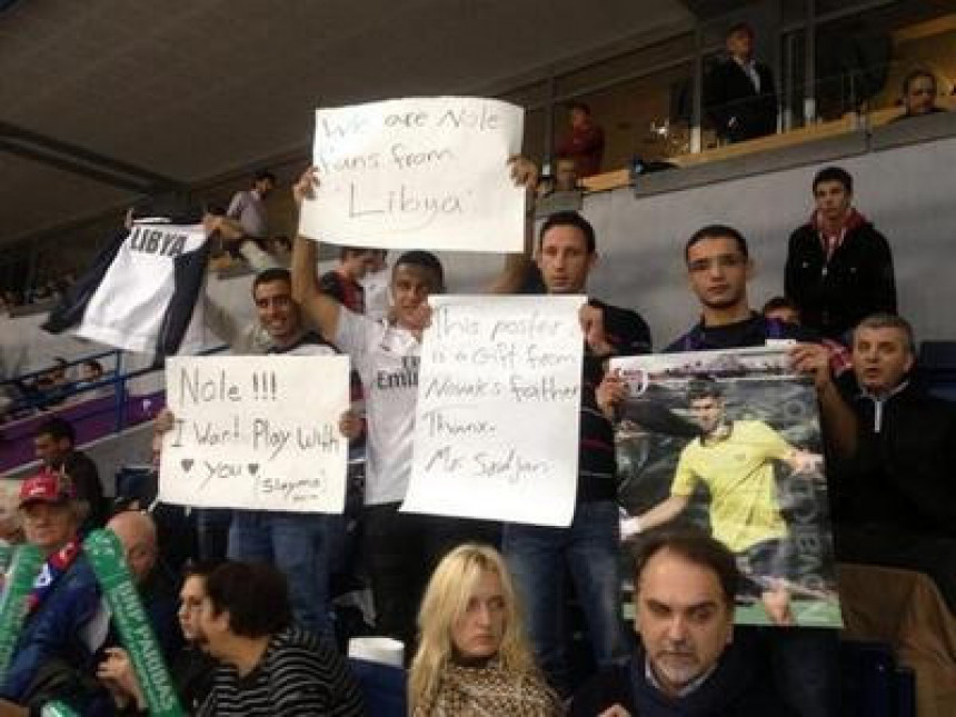 I Libijci došli da podrže Novaka