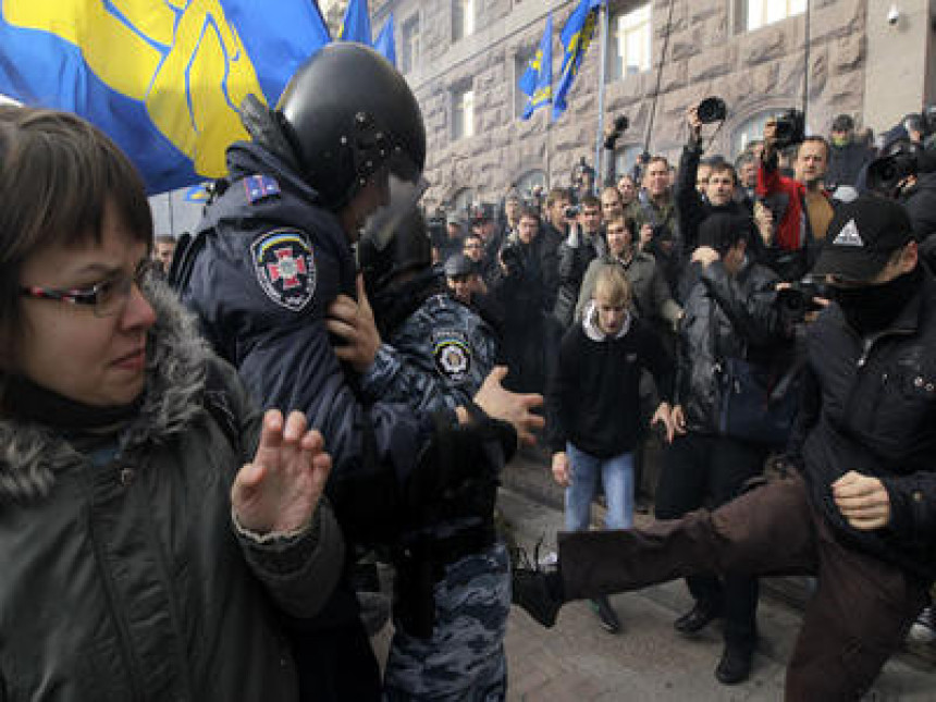 Demonstracije u centru Kijeva