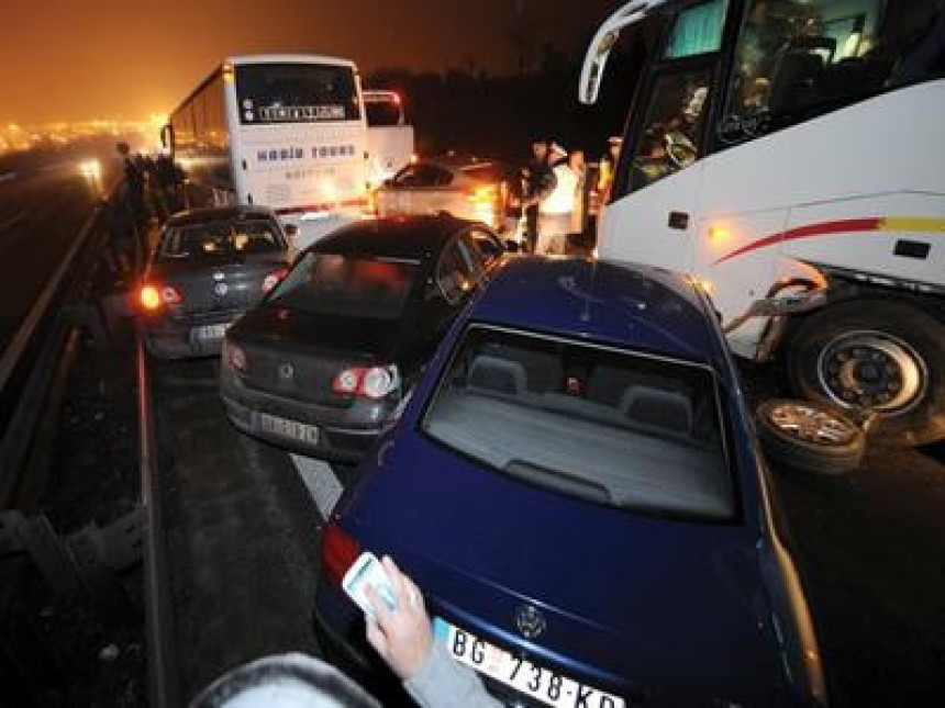 Veliki lančani sudar u BGD