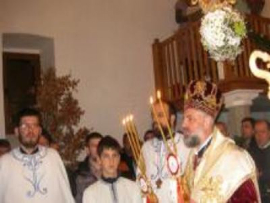 Vladika Grigorije služio božićnu liturgiju u Mostaru