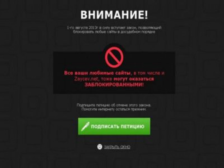 Zašto Rusija cenzuriše internet?