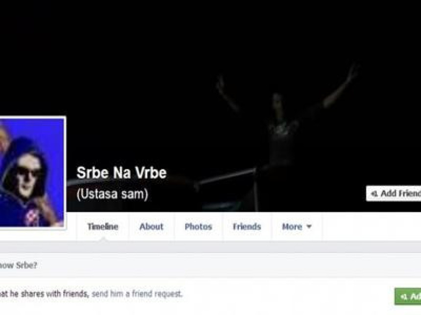 Fejsbuk uklonio sliku sa natpisom "Srbe na vrbe"!
