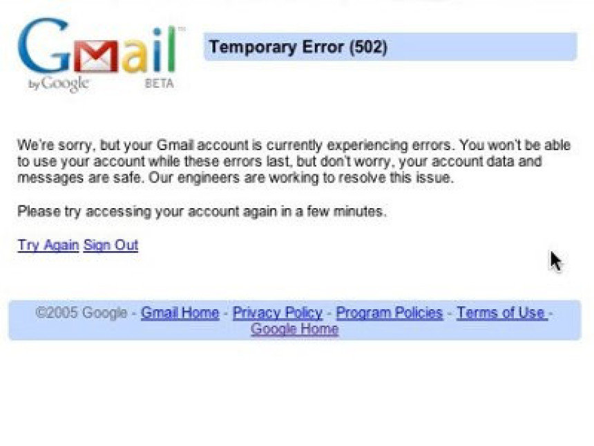Pao "Gmail"!
