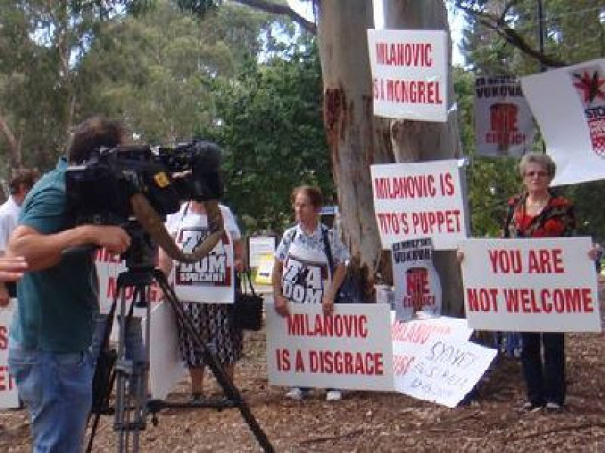 Australija: Milanovića dočekali demonstranti