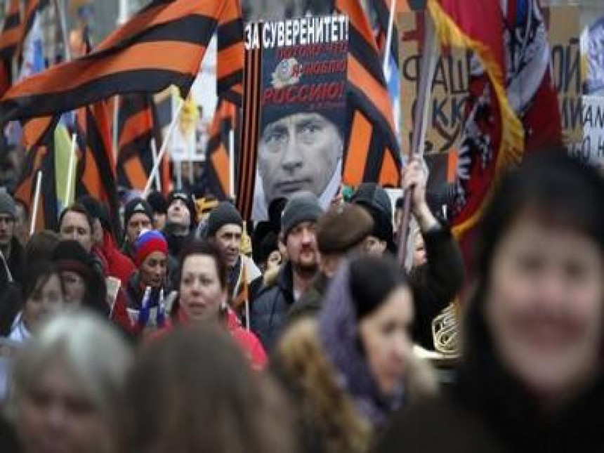 На митинзима у Москви 18 хиљада људи 