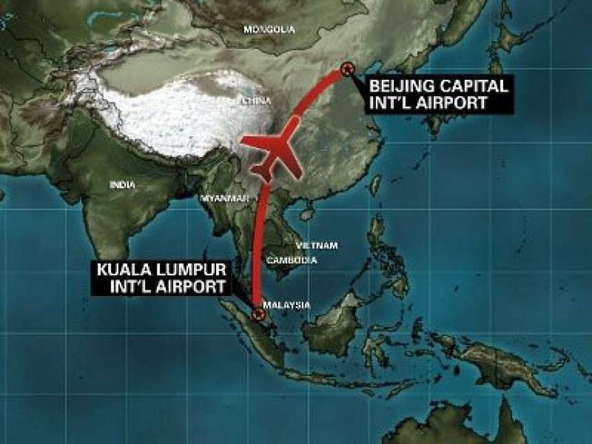 Малезијски авион највјероватније отет