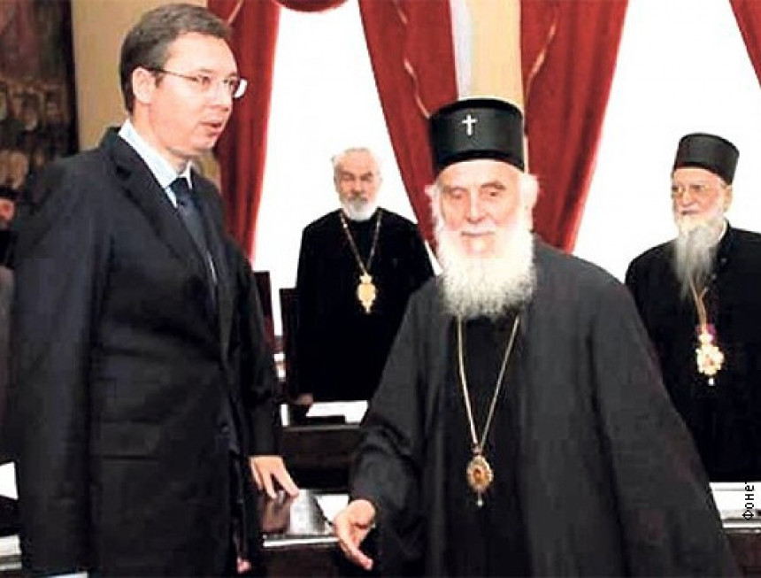 Vučić s patrijarhom Irinejom