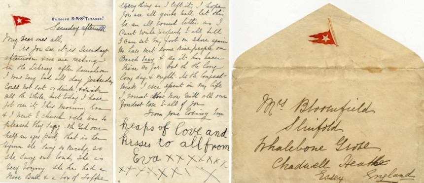 Pismo s Titanika otkriva dramu jedne porodice