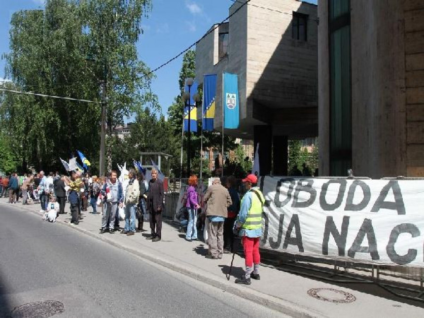Protesti u Sarajevu (VIDEO)