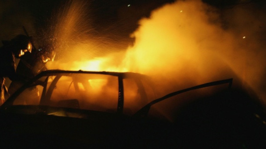 Zapaljen automobil u centru Podgorice