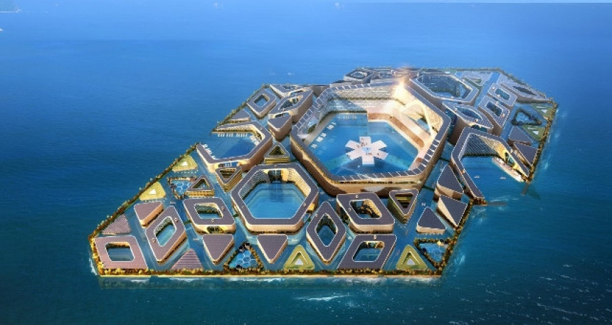 Kina gradi plutajući grad na moru
