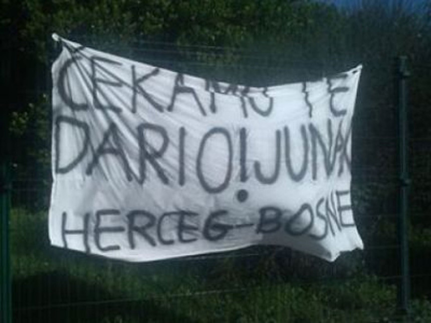Dobrodošlica ratnom zločincu u Mostaru: Čekamo te Dario!