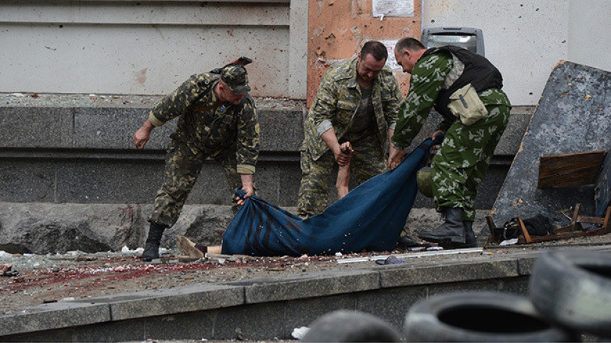 Ukrajinska vojska granatira Lugansk