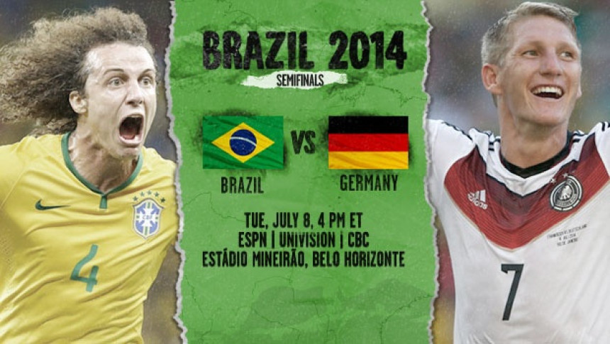 SP, prvo 1/2: Nemačka - Brazil!