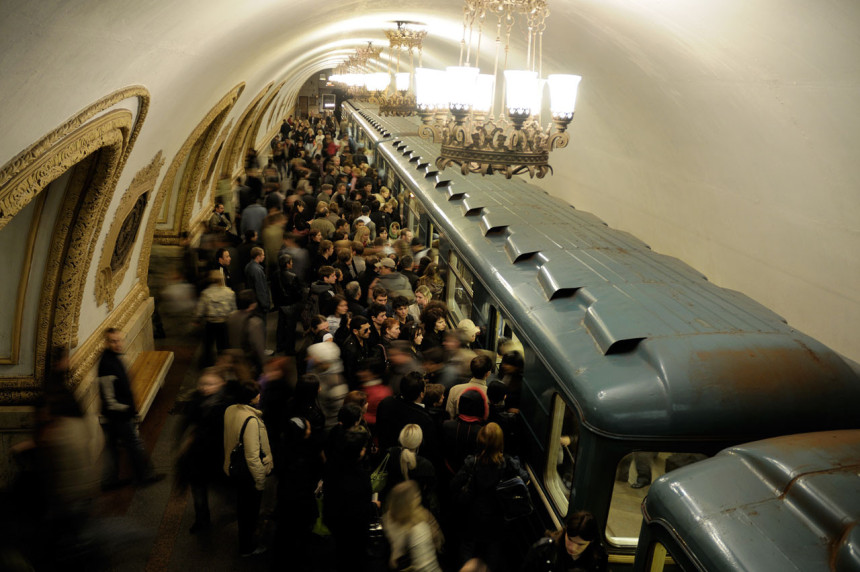 Москва: Паника у метроу