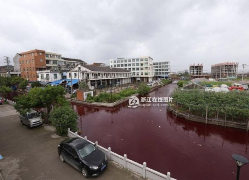 "Крвава ријека" у Кини