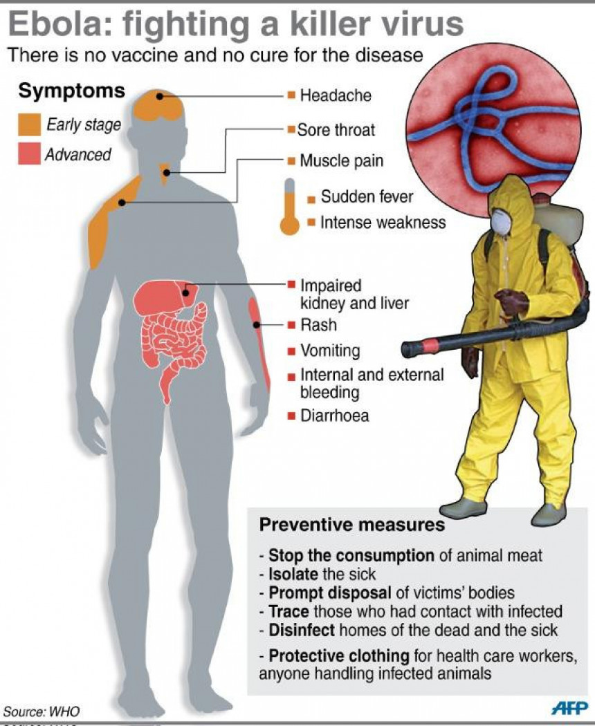 ФБиХ: Систем за упозоравање на еболу