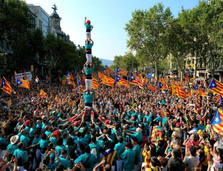 Veliki miting za samostalnost Katalonije