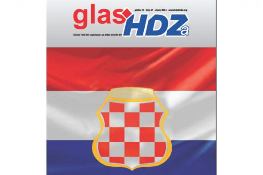 Ustaška šahovnica u "Glasu HDZ-a"