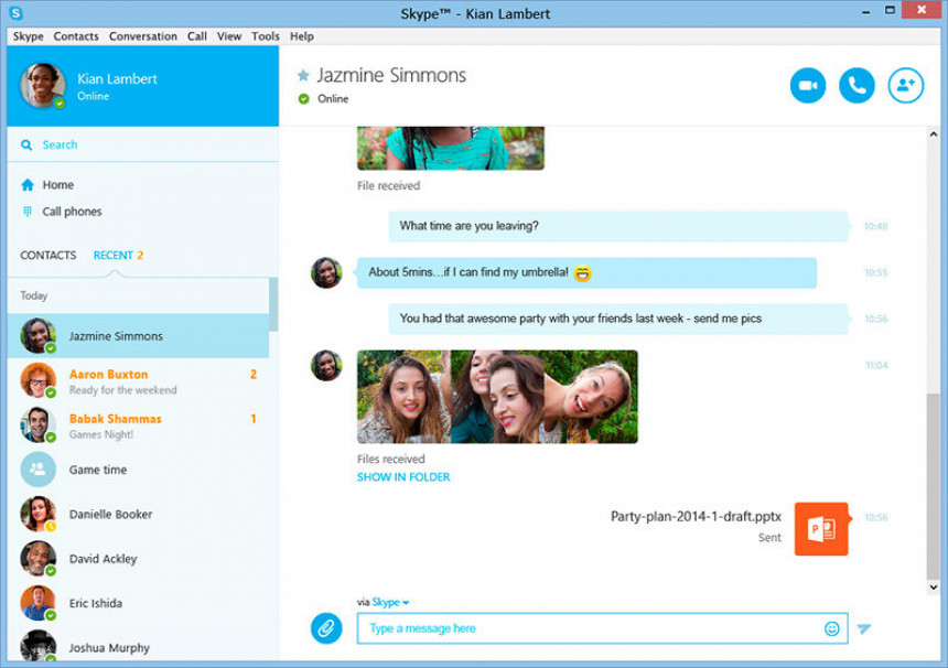 Skype dobio novi interfejs