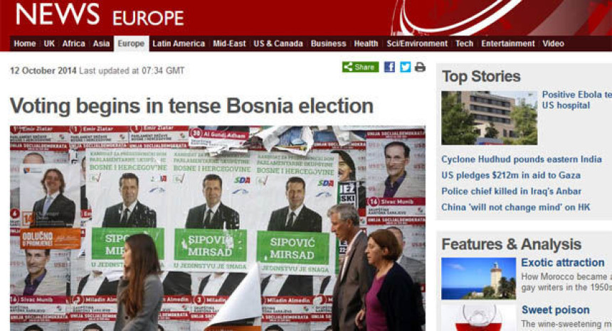 Strani mediji o izborima u BiH