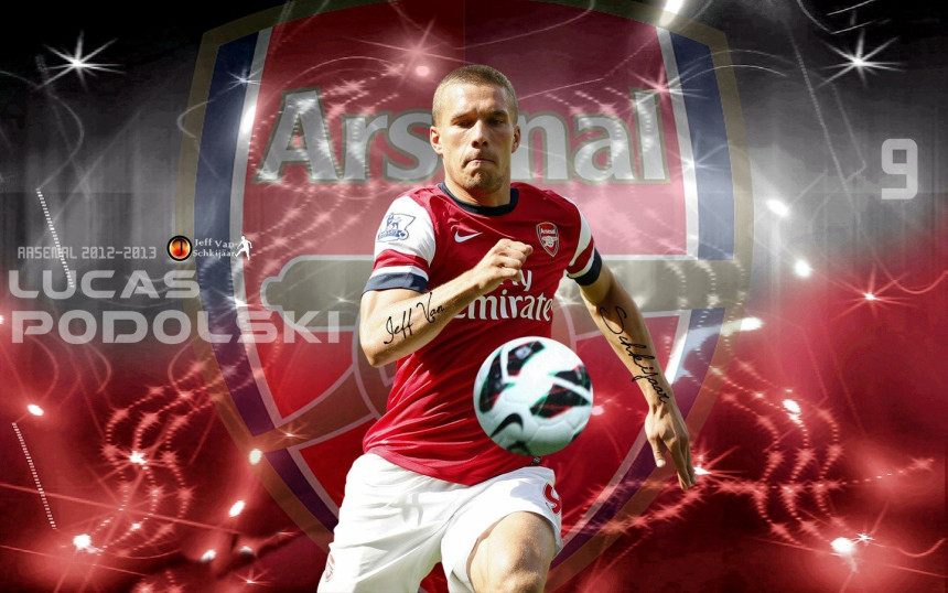 Podolski nesrećan u Arsenalu!