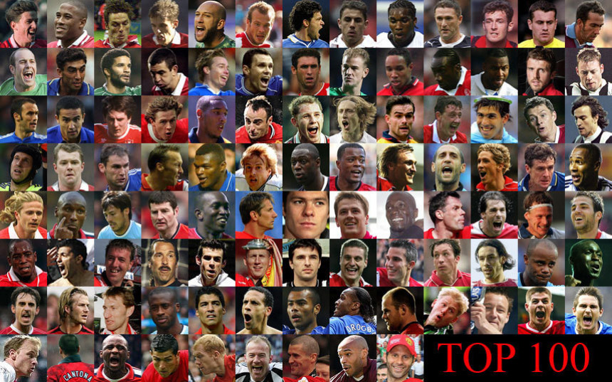 100 најбољих Премијер лиге су...
