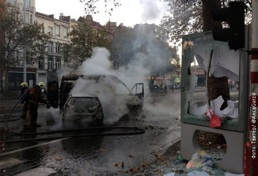 Sukobi policije i demonstranata u Briselu