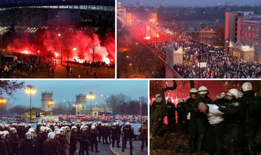 Sukobi policije i radikalnih nacionalista u Poljskoj
