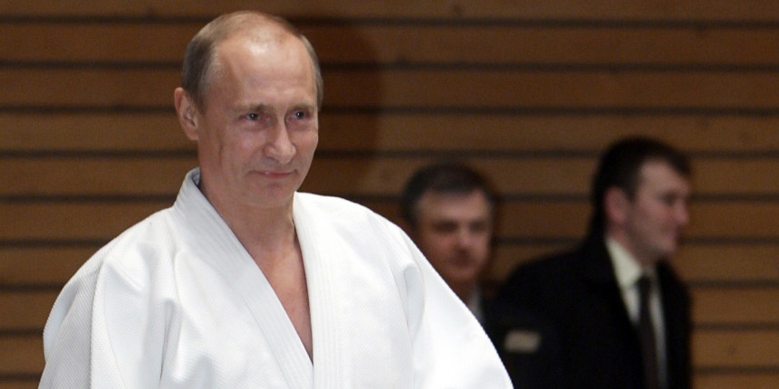 Путину црни појас осми дан у каратеу