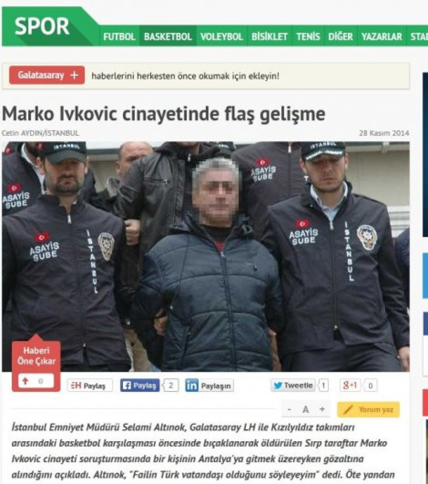 Novi detalji: Markov ubica je ''matorac''!