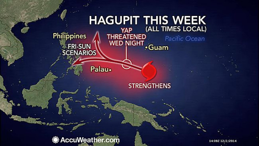 Obavezna evakuacija pred tajfunom "Hagupit"