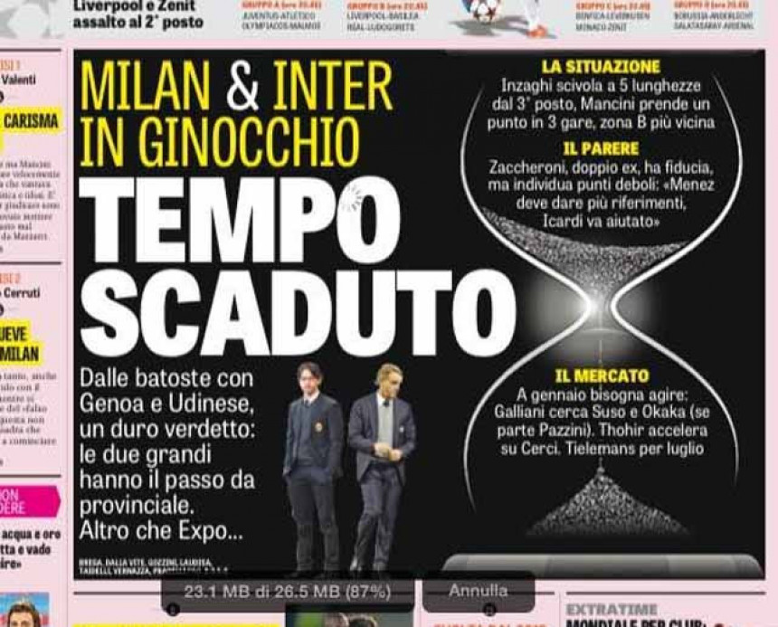 Milan i Inter u potpunom mraku!