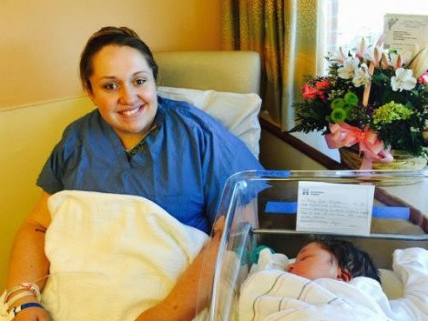 Porodila se sat nakon što je saznala da je trudna