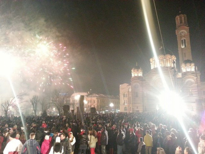 Banjaluka proslavila još jednu Novu godinu