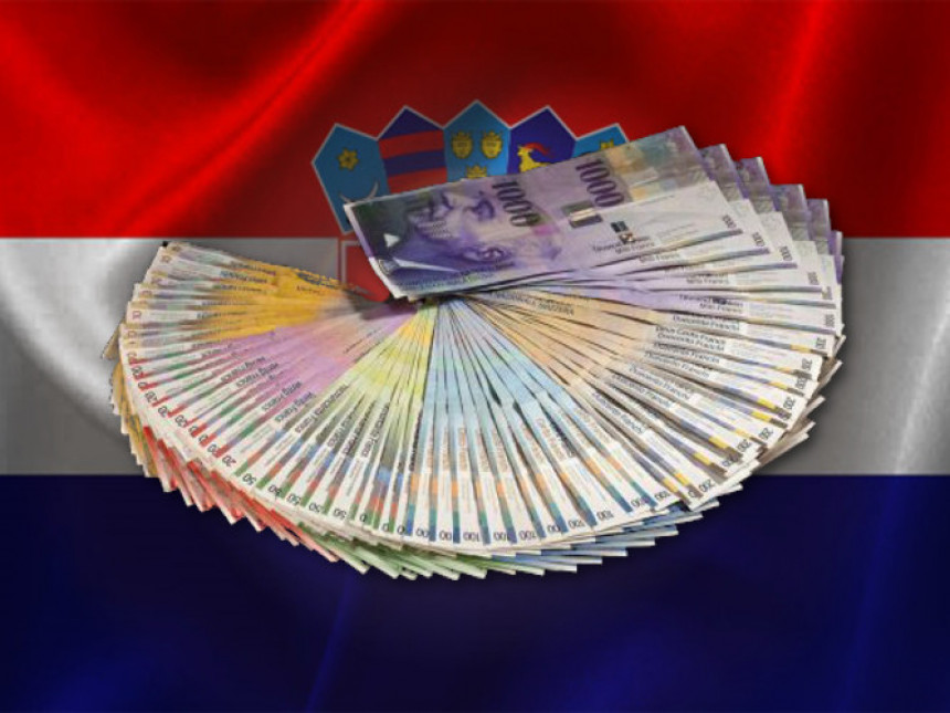Hrvatska zamrzava švajcarski franak