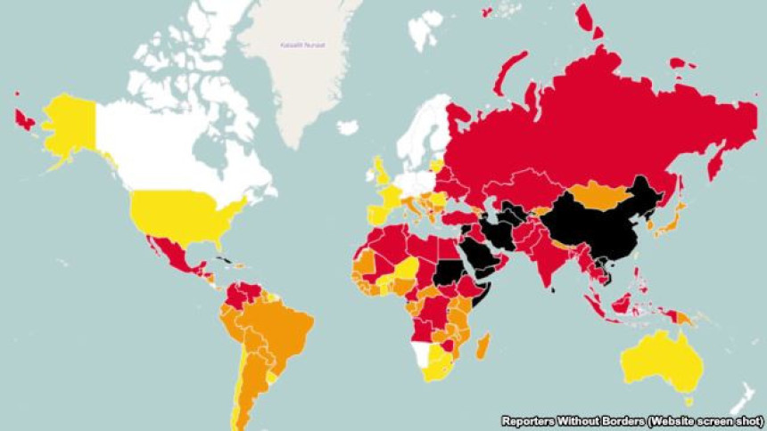 Sloboda medija: BiH br. 66 na karti svijeta