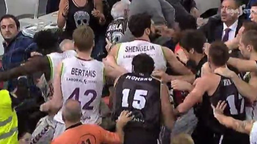 Video: Au, kakva tuča u Španiji, Srbin na Gruzijca, brat na brata!