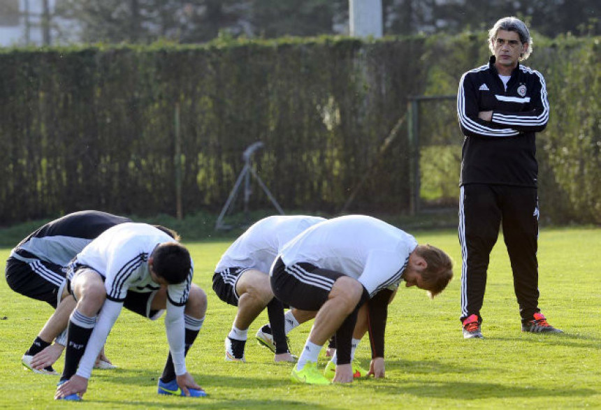 Prvi Milinkovićev trening u Partizanu!