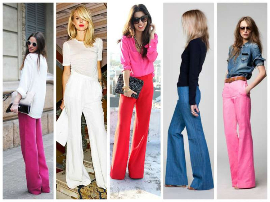 Pantalone širokih nogavica su ponovo u trendu