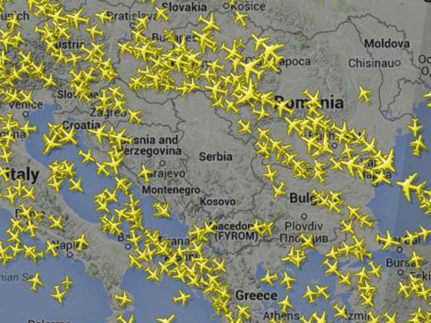 Прекинут авио саобраћај над Србијом