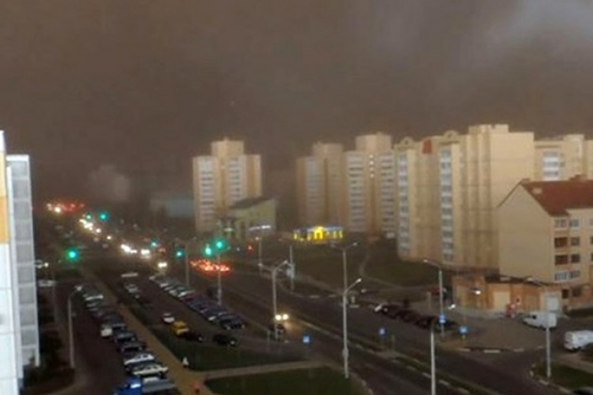 Oluja zamračila dijelove Bjelorusije