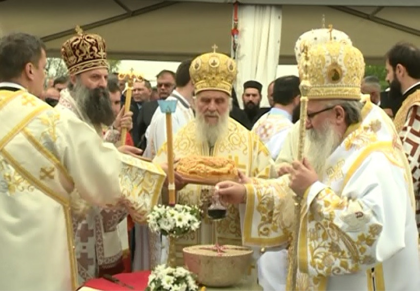 Patrijarh Irinej služio liturgiju u Brčkom