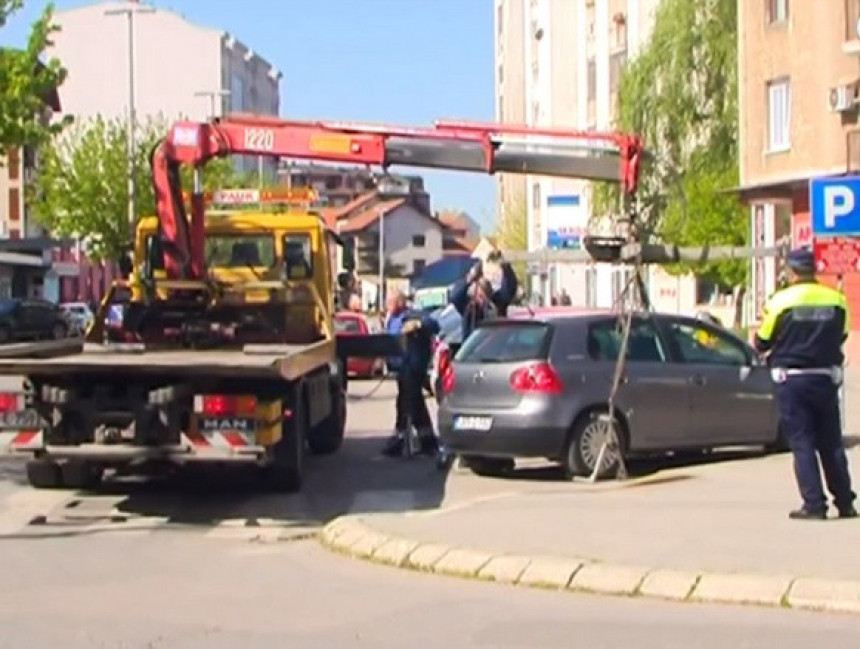 Zamka za vozače u centru Bijeljine!