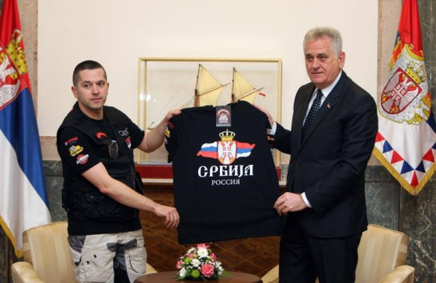 Nikolić ispratio srpske bajkere u Rusiju
