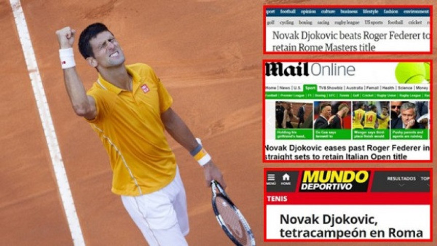 Svjetski mediji bruje o Novaku