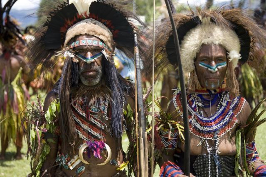 Фестивал племена у Папуа Новој Гвинеји