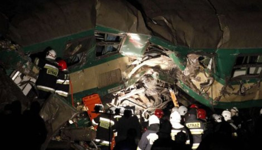 U željezničkoj nesreći povrijeđeno 40 osoba