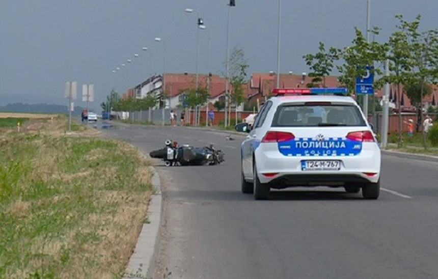 Bijeljina: Povrijeđen motociklista