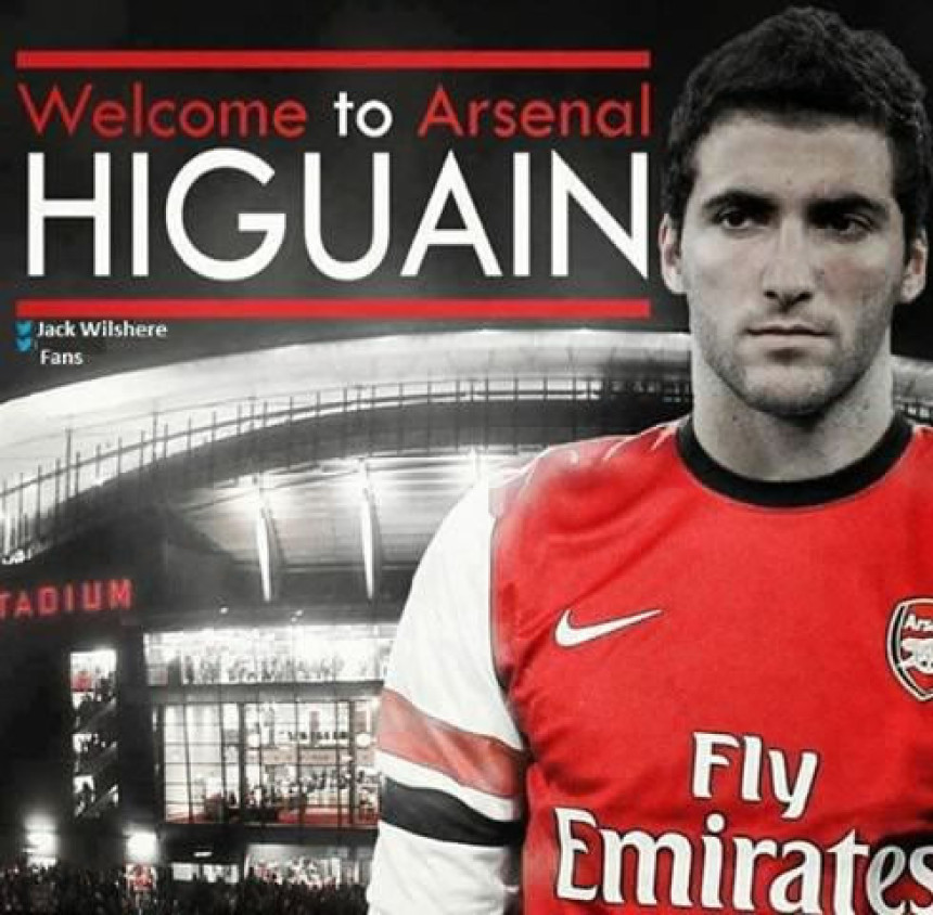 Arsenal za Iguaina - 60 miliona!